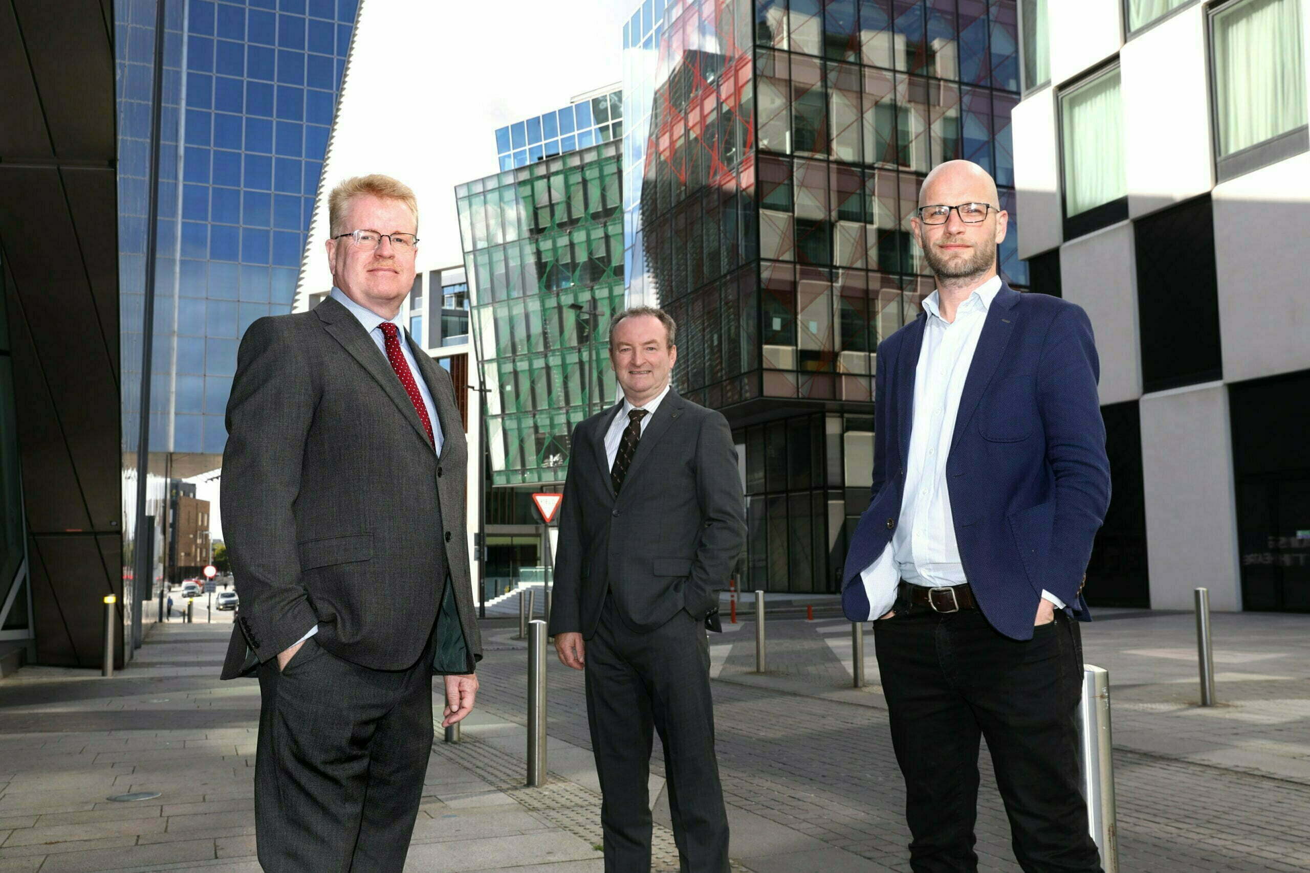 Peter Rose, CTO, Nick Connors, MD, TEKenable and Dermot Reid, MD, Greenfinch